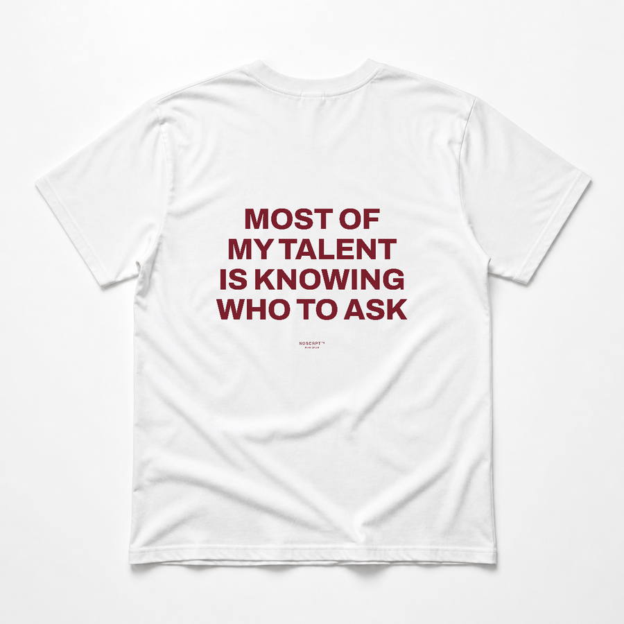 NOSCRPT primary white back — 6a85556711a2f479f4069f87