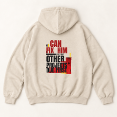 I can fix him but i have other projects due first hoodie — Sandshell, back print