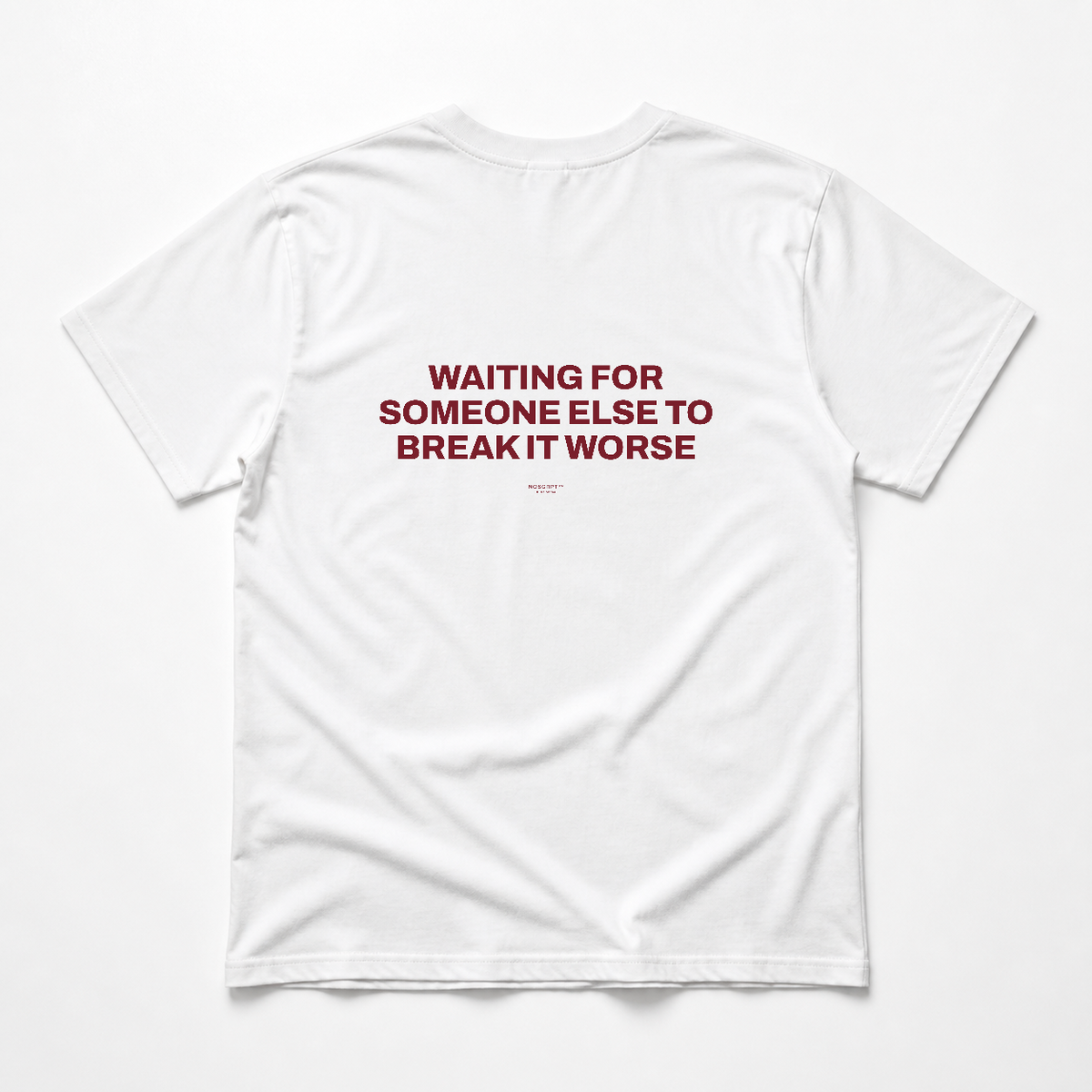 NOSCRPT primary white back — 6a83872941def4ea4e01cbae